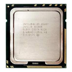 AT80614005919AB - Intel Xeon X5687 Quad Core 3.60GHz 6.40GT/s QPI 12MB L3 Cache Socket LGA1366 Processor