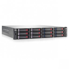 AW596A - HP StorageWorks P2000 G3 SAN Hard Drive Array RAID Supported 12 x Total Bays Gigabit Ethernet Network (RJ-45) iSCSI 2U