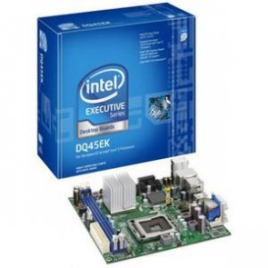BLKDQ45EK - Intel DQ45EK Desktop Mini ITX Q45 Express Chipset Socket T LGA-775 Motherboard 1x Processor Support (Refurbished)
