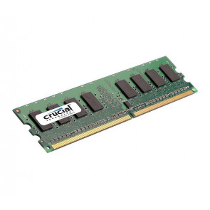 BLS2KIT2G2D80EBS1S00 - Crucial Technology 4GB Kit (2 X 2GB) DDR2-800MHz PC2-6400 non-ECC Unbuffered CL6 240-Pin DIMM 1.8V Memory