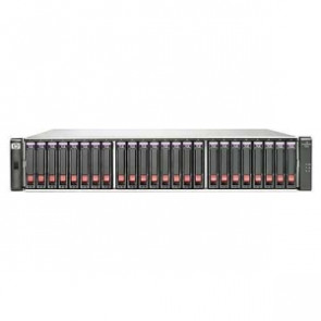 BV903A - HP StorageWorks P2000 SAN Hard Drive Array 24 x HDD Installed 14.40 TB Installed HDD Capacity RAID Supported 24 x Total Bays Fast Ethernet Network (RJ-45) Mini USB Fibre Channel 2U Rack-mountable