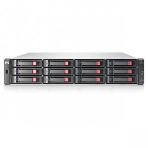 BV907A - HP StorageWorks P2000 DAS Hard Drive Array 24 x HDD Installed 3.50 TB Installed HDD Capacity Serial Attached SCSI (SAS) Controller RAID Supported 24 x Total Bays Fast Ethernet Network (RJ-45) Mini USB 2U Rack-mountable