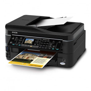 C11CB86201 - Epson WorkForce 645 Wireless All-in-One Color Inkjet Printer, Copier, Scanner, Fax, iOS/Tablet/Smartphone