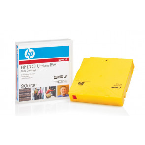 C7973AL#020 - HP LTO-3 Ultrium 400/800GB RW Storage Media non Custom Label Tape Data Cartridge