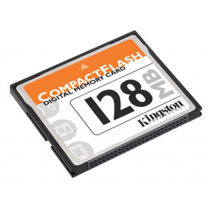 CF/128 - Kingston 128MB CompactFlash Type I Memory Card for Digital Cameras and PDAs OEMS
