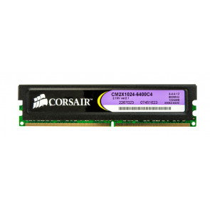 CM2X1024-6400C4 - Corsair 1GB DDR2-800MHz PC2-6400 non-ECC Unbuffered CL6 240-Pin DIMM 1.8V Memory Module