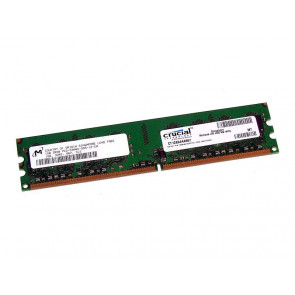 CT12864AA667 - Crucial Technology 1GB DDR2-667MHz PC2-5300 non-ECC Unbuffered CL5 240-Pin DIMM 1.8V Memory Module