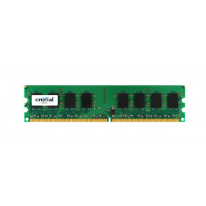 CT12864AA80E - Crucial Technology 1GB DDR2-800MHz PC2-6400 non-ECC Unbuffered CL6 240-Pin DIMM 1.8V Memory Module