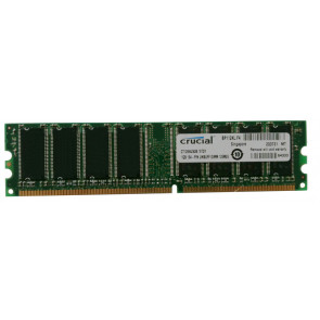 CT12864Z40B.M16TDY - Crucial Technology 1GB DDR-400MHz PC3200 non-ECC Unbuffered CL3 184-Pin DIMM 2.5V Memory Module
