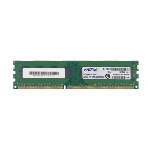 CT25664BA1339 - Crucial Technology 2GB DDR3-1333MHz PC3-10600 non-ECC Unbuffered CL9 240-Pin DIMM 1.35V Low Voltage Dual Rank Memory Module