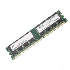 CT2KIT12864Z335 - Crucial Technology 2GB Kit (2 X 1GB) DDR-333MHz PC2700 non-ECC Unbuffered CL2 184-Pin DIMM 2.5V Memory