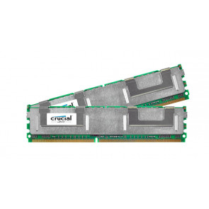 CT2KIT25672AF667 - Crucial Technology 4GB Kit (2 X 2GB) DDR2-667MHz PC2-5300 Fully Buffered CL5 240-Pin DIMM 1.8V Memory