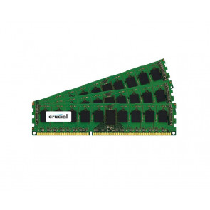 CT4952379 - Crucial Technology 24GB Kit (3 X 8GB) DDR3-1866MHz PC3-14900 ECC Registered CL13 240-Pin DIMM 1.5V Dual Rank Memory Upgrade for ASUS RS720Q-E7/RS12 System