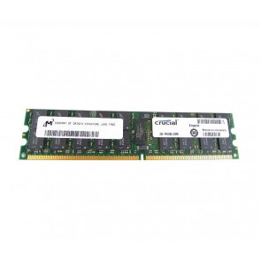 CT51272AB667 - Crucial Technology 4GB DDR2-667MHz PC2-5300 ECC Registered CL5 240-Pin DIMM 1.8V Dual Rank Memory Module