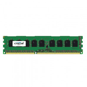 CT51272BR160BJ - Crucial Technology 4GB DDR3-1600MHz PC3-12800 ECC Unbuffered CL11 240-Pin DIMM 1.35V Low Voltage Single Rank Memory Module