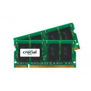 CT525608 - Crucial 4GB Kit (2 x 2GB) DDR2-667MHz PC2-5300 non-ECC Unbuffered CL5 200-Pin SoDIMM Memory Upgrade for Acer TravelMate 3010 System