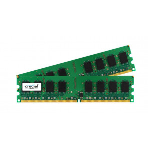 CT587631 - Crucial Technology 2GB Kit (2 X 1GB) DDR2-667MHz PC2-5300 non-ECC Unbuffered CL5 240-Pin DIMM 1.8V Memory for Dell Dimension E521 Desktop