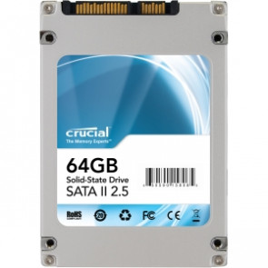 CT64M225 - Crucial 64 GB Plug-in Module Solid State Drive - 2.5 - SATA/300