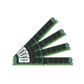 CT7137967 - Crucial Technology 64GB Kit (4 X 16GB) DDR4-2400MHz PC4-19200 ECC Registered CL17 288-Pin DIMM 1.2V Single Rank Very Low Profile (VLP) Memory Upgrade for Supermicro SuperServer 2028R-C1RT System