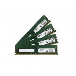 CT7757185 - Crucial 16GB Kit (4 x 4GB) DDR4-2400MHz PC4-19200 non-ECC Unbuffered CL17 288-Pin 1.2V Single Rank Memory for Supermicro SuperServer 1019S-M2