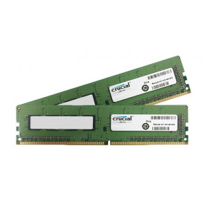 CT7976436 - Crucial 16GB Kit (2 x 8GB) DDR4-2133MHz PC4-17000 non-ECC Unbuffered CL15 288-Pin DIMM Single Rank Memory Upgrade for Fujitsu Esprimo D956/LL System