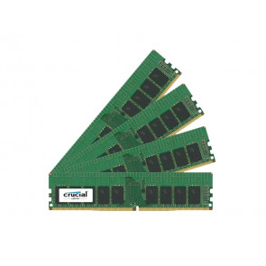 CT7988234 - Crucial Technology 64GB Kit (4 X 16GB) DDR4-2133MHz PC4-17000 ECC Unbuffered CL15 288-Pin DIMM 1.2V Dual Rank Memory Upgrade for Supermicro SuperServer 5019S-L