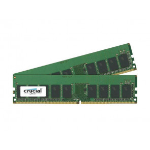 CT8026881 - Crucial Technology 16GB Kit (2 X 8GB) DDR4-2400MHz PC4-19200 ECC Unbuffered CL17 288-Pin DIMM 1.2V Dual Rank Memory Upgrade for Supermicro SuperServer 5018D-FN4T System
