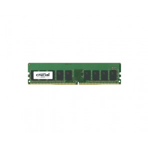 CT8G4WFD824A - Crucial Technology 8GB DDR4-2400MHz PC4-19200 ECC Unbuffered CL17 288-Pin DIMM 1.2V Dual Rank Memory Module