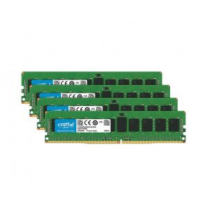 CT9409094 - Crucial 256GB Kit (4 x 64GB) DDR4-2666MHz PC4-21300 ECC Registered CL19 288-Pin 1.2V Quad Rank Memory for Supermicro SuperStorage Server 6038R-E1CR16L