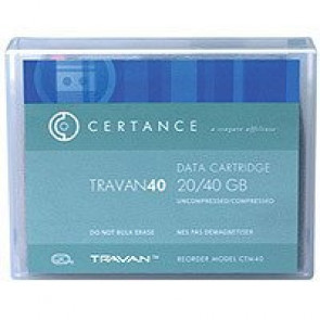 CTM40-5PK - Quantum Travan TR-7 Tape Cartridge - Travan TR-7 - 20GB (Native) / 40GB (Compressed) - 5 Pack