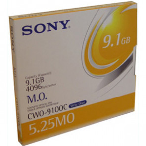 CWO-9100B - Sony 5.25 Magneto Optical Media - WORM - 9.1GB - 14x