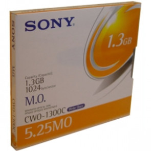 CWO1300C - Sony 5.25 Magneto Optical Media - WORM - 1.3GB - 2x