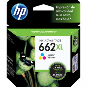 CZ106AL - HP 662XL Print Cartridge 1 X Tricolor 300 Pages for Deskjet Ink Advantage 2515