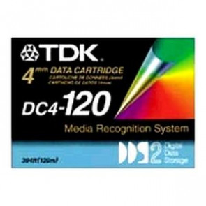 DC4-120 - TDK DC4-120 DAT DDS-2 Data Cartridge - DAT DDS-2 - 4GB (Native) / 8GB (Compressed)
