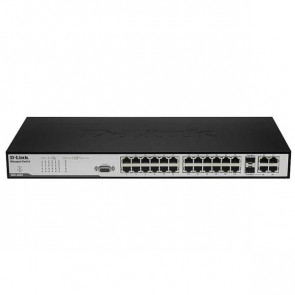 DES-3028 - D-Link Managed 24-Port 10/100 Stackable Switch + 4 Gigabit Ports + 2 Combo SFP Slots