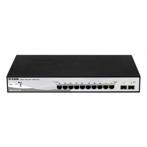 DGS-1210-10P-A1 - D-Link Network DGS-1210-10P Smart 8-Port Gigabit PoE Switch 2 Co (Refurbished)