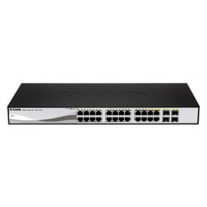 DGS-1210-24 - D-Link 24-Port Gigabit WebSmart Switch with 4 Combo SFP (Refurbished)