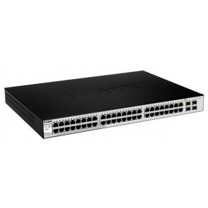 DGS-1210-48 - D-Link WebSmart 10/ 100/ 1000Mbps 48-Port Gigabit Switch with 4 Combo SFP Ports (Refurbished)