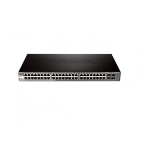 DGS-1500-52 - D-Link 48-Port 10/100/100Base-T Layer-3 Managed Gigabit Ethernet Switch with 4 SFP Ports Rack-Mountable