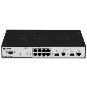 DGS-3200-10 - D-Link 8-Port 10/100/1000 Layer 2 Managed Ethernet Switch with 2 1000Base-T/SFP Combo Ports (Refurbished)