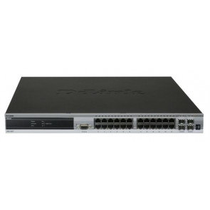 DGS-3627 - D-Link xStack Managed 24-Port Gigabit Stackable L3 Switch 4 SFP Combo Ports 3 10-Gig Slots IPv6 (Refurbished)