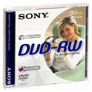 DMW30L2 - Sony 2x dvd-RW Media - 1.4GB - 1 Pack