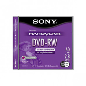 DMW60DSL2H - Sony dvd-RW Double Sided Media - 2.8GB - 1 Pack