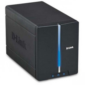 DNS-321-BN - D-Link DNS-321 Hard Drive Array - 1 x HDD Installed - 500 GB Installed HDD Capacity - RAID Supported - 2 x Total Bays - Gigabit Ethernet - N