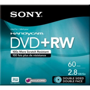 DPW60DSR2H - Sony dvd+RW DS Media - 8GB - 1 Pack
