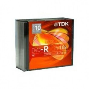 DVD-R47FML5WG - TDK 16x dvd-R Media - 4.7GB - 5 Pack