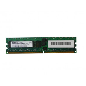 EBE10RD4AEFA-4A-E - Elpida 1GB DDR2-400MHz PC2-3200 ECC Registered CL3 240-Pin DIMM 1.8V Single Rank Memory Module
