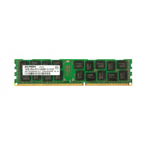 EBJ17RG4BFWD-JS-F - Elpida 16GB DDR3-1866MHz PC3-14900 ECC Registered CL13 240-Pin DIMM 1.35V Low Voltage Dual Rank Memory Module