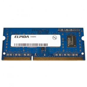 EBJ21UE8BFU0-AE-F - Elpida 2GB DDR3-1066MHz PC3-8500 non-ECC Unbuffered CL7 204-Pin SoDimm 1.35V Low Voltage Dual Rank Memory Module