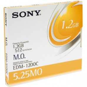 EDM1200C - Sony 5.25 Magneto Optical Media - Rewritable - 1.2GB - 2x